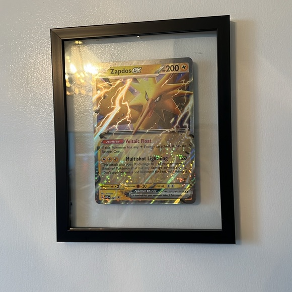 Pokémon 151 large card framed authentic 151 zaptos - Picture 2 of 6